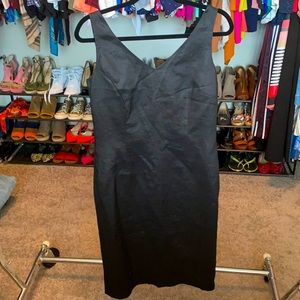 Black V Neck Dress